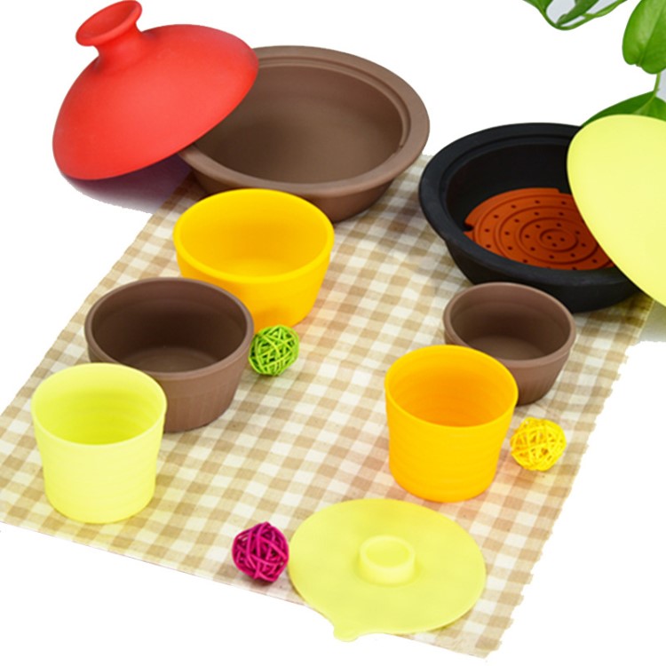 日本創(chuàng)意硅膠廚具 Sanshin日式創(chuàng)意硅膠用具多功能不粘蒸碗料理碗