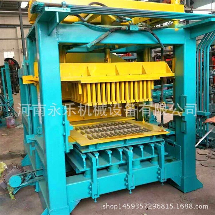 彩色面包磚機 二手水泥墊塊磚機 全自動環保磚免燒磚生產線