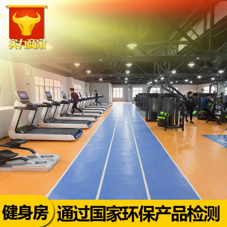 廠家直銷勁踏室內健身房地膠pvc塑膠運動地板膠卷材地墊批發價格