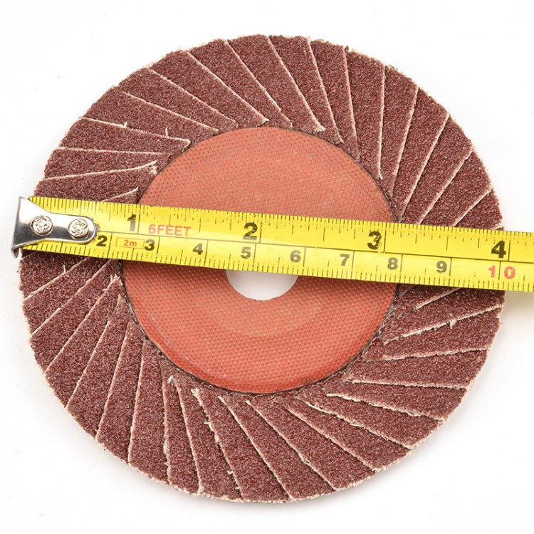 小太陽花形葉輪角磨機百葉片鋁金屬焊縫打磨拋光千頁輪平面砂布輪