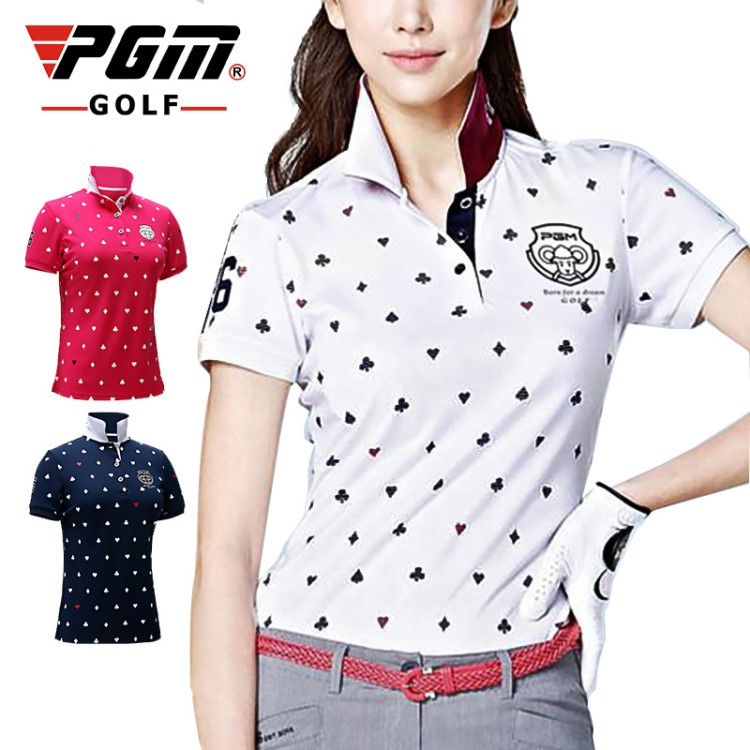 PGM 高爾夫服裝 女士短袖T恤 夏季女裝 球服 韓版女裝