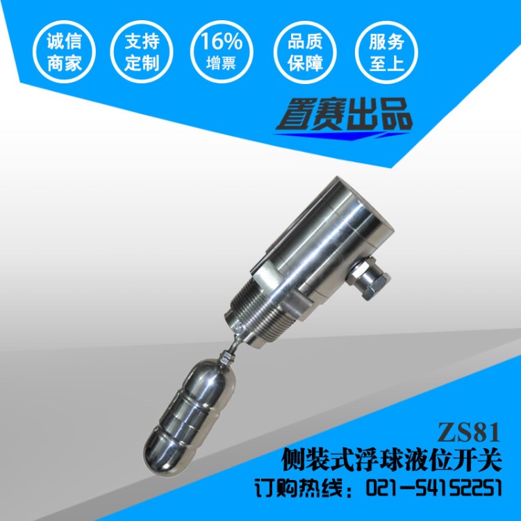 浮球液位計(jì)304不銹鋼可調(diào)水位浮球液位控制器側(cè)裝式浮球液位開關(guān)