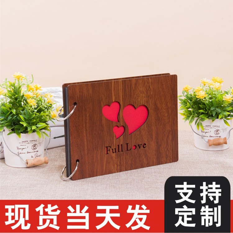 活頁(yè)相冊(cè)廠家 批發(fā)DIY創(chuàng)意相冊(cè) 個(gè)性定制 手工木制相冊(cè) 婚慶用