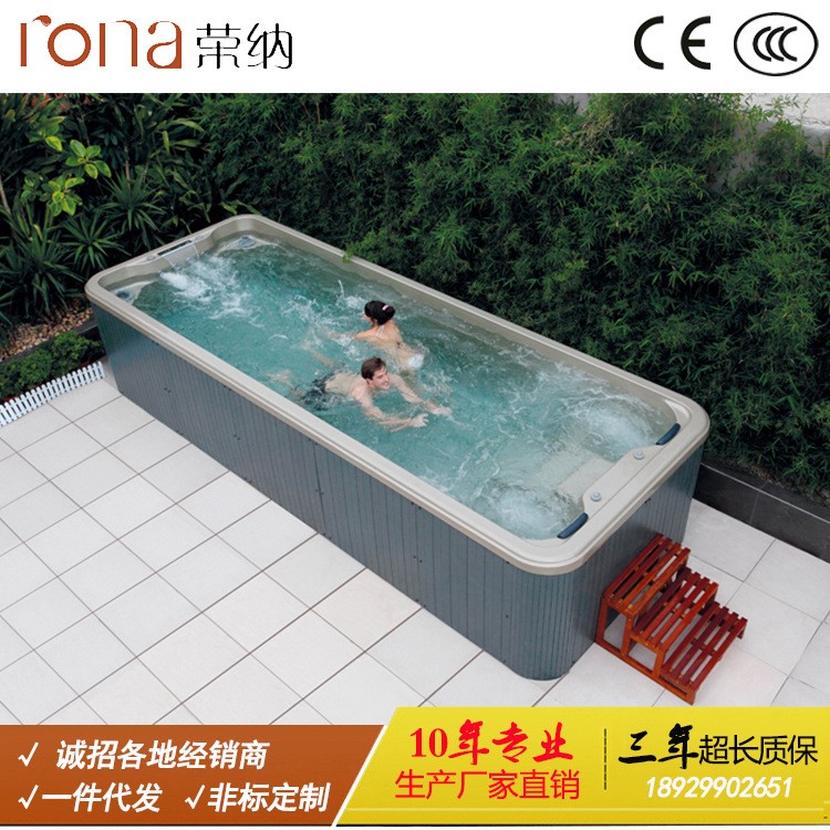 榮納衛(wèi)浴 多人沖浪按摩游泳池 6米大型亞克力按摩大池廠家直銷