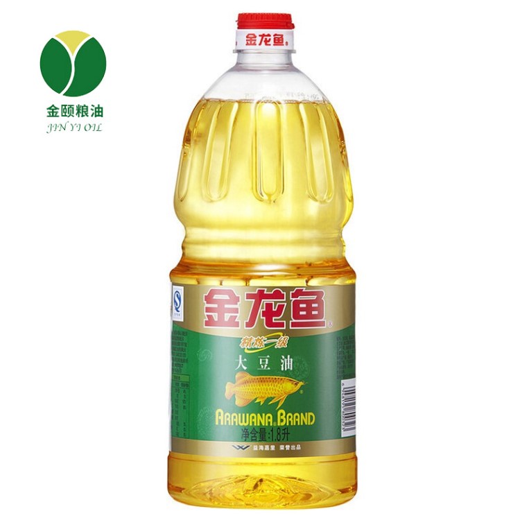 金龍魚大豆油1.8L/瓶食用油品質(zhì)保障活動用批發(fā)色拉油食用油