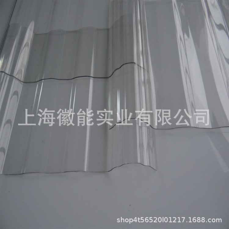 pc波浪板 大棚采光瓦楞板 屋面頂棚采光瓦 阻燃型瓦楞塑料板