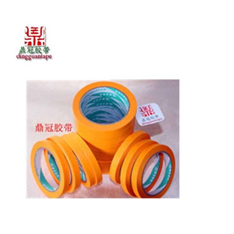 廠家直銷 3M244替代品高溫美紋膠 黃色橡膠 機柜高溫噴涂遮蔽保護