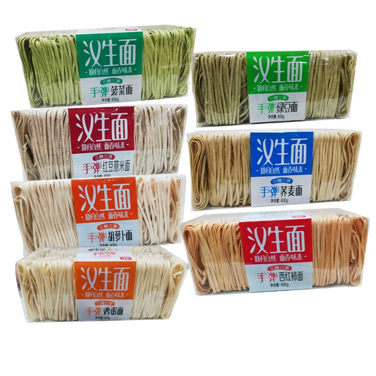 河南口味 漢生手彈面400g 手工制作回歸自然 面香味來拉面批發(fā)