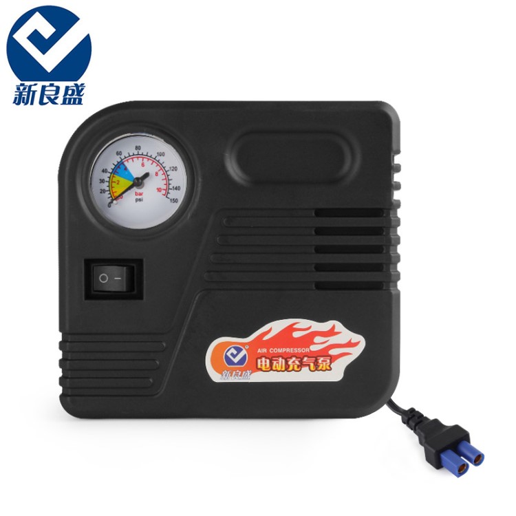 新良盛應(yīng)急移動(dòng)電源EC5接口可定制  汽車車載輪胎充氣泵DC12V-6A