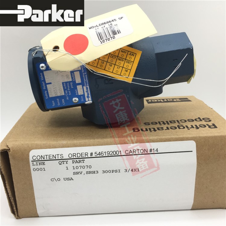 美國派克parker閥107070原裝
