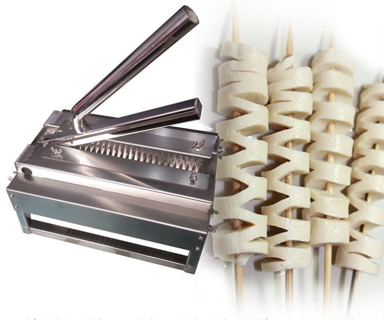 不銹鋼成型螺旋切面筋切花機小型切花機全能款燒烤對花機手動機器