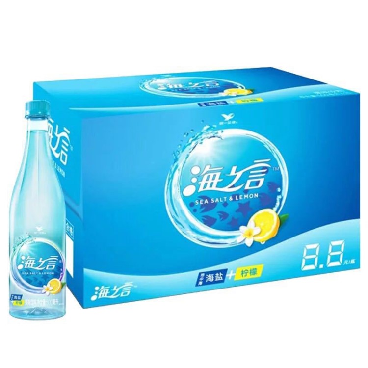 大量批发 统一海之言柠檬味饮料500ml/15瓶