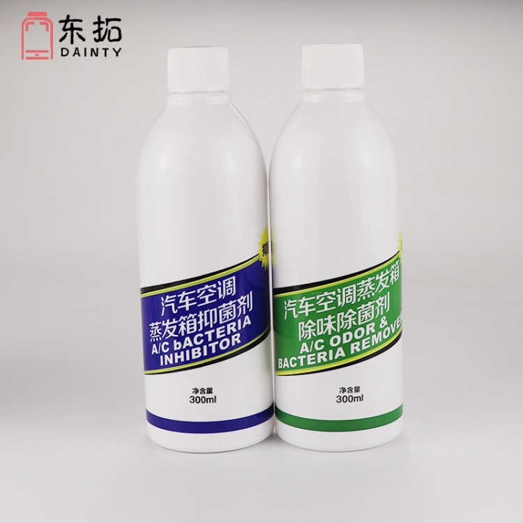 300ml汽車空調(diào)塑料瓶蒸發(fā)箱除味去污劑用品添加清潔劑瓶