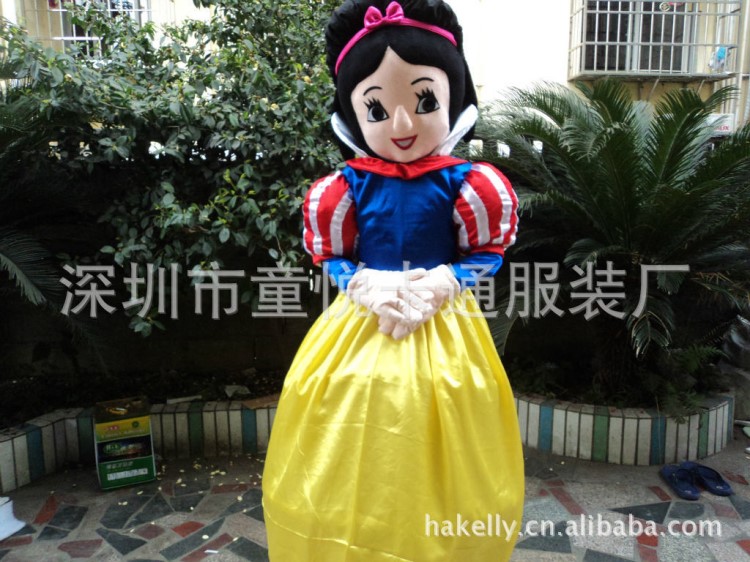 【白雪公主卡通服裝】Snow White Mascot展會(huì)卡通/迪斯尼原版公主