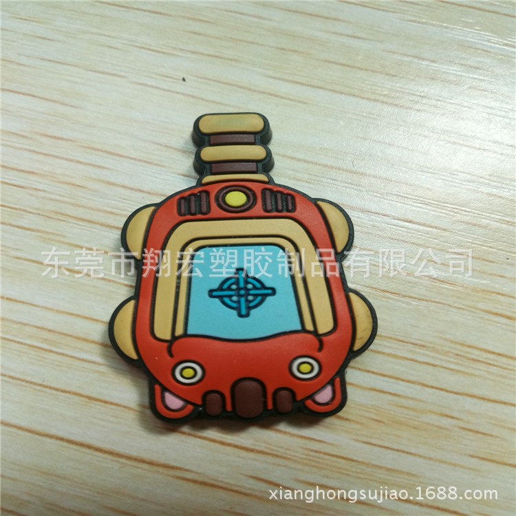 PVC滴膠創意時尚瓶子冰箱貼 外貿定制歐美花瓶形狀冰箱貼