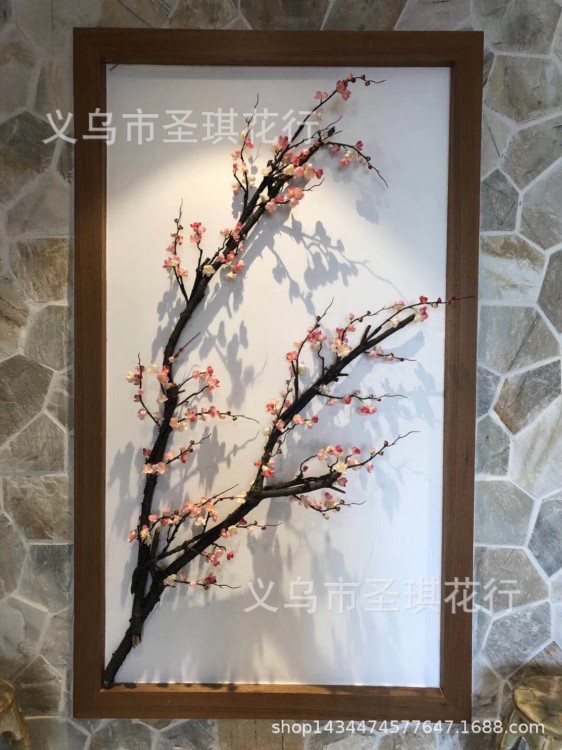 仿真花 傲梅 腊梅 梅花 家装花材 中式风格 摄影插花配材婚