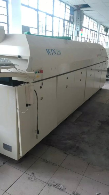 低價出售二手八溫區日東回流焊無鉛勁拓回流焊爐回收