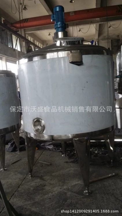 冰激淋生產設備 不銹鋼老化缸 無菌罐 發酵罐 河北保定 廠家定制