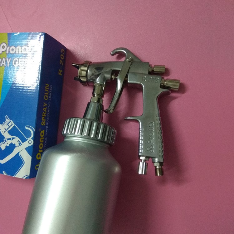 供應臺灣寶麗吸上式高粘度噴槍 R-2003內混式手動噴槍 乳膠噴槍