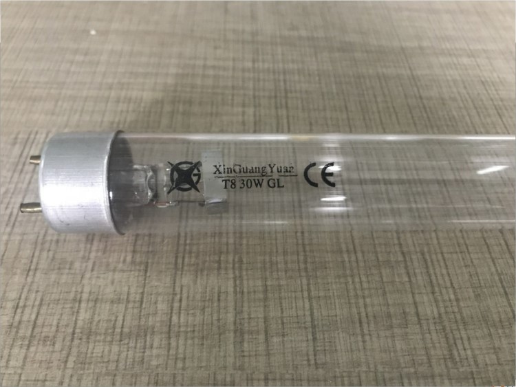 T8透明管UV紫外線燈管1.5米18W無菌室紫外線消毒燈管T8殺菌管