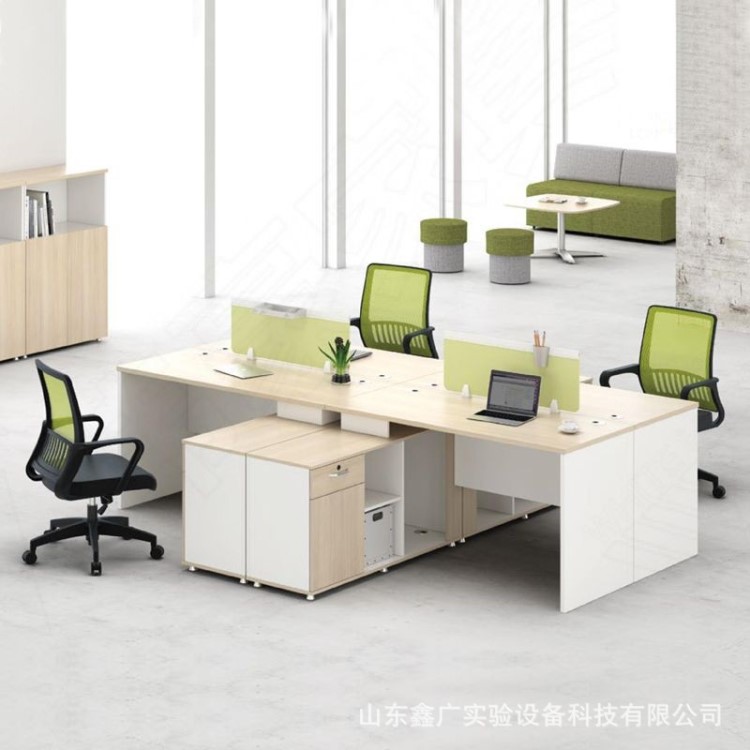 濰坊東營辦公家具 電腦桌屏風隔斷 現代時尚雙人職員員工位偉豪