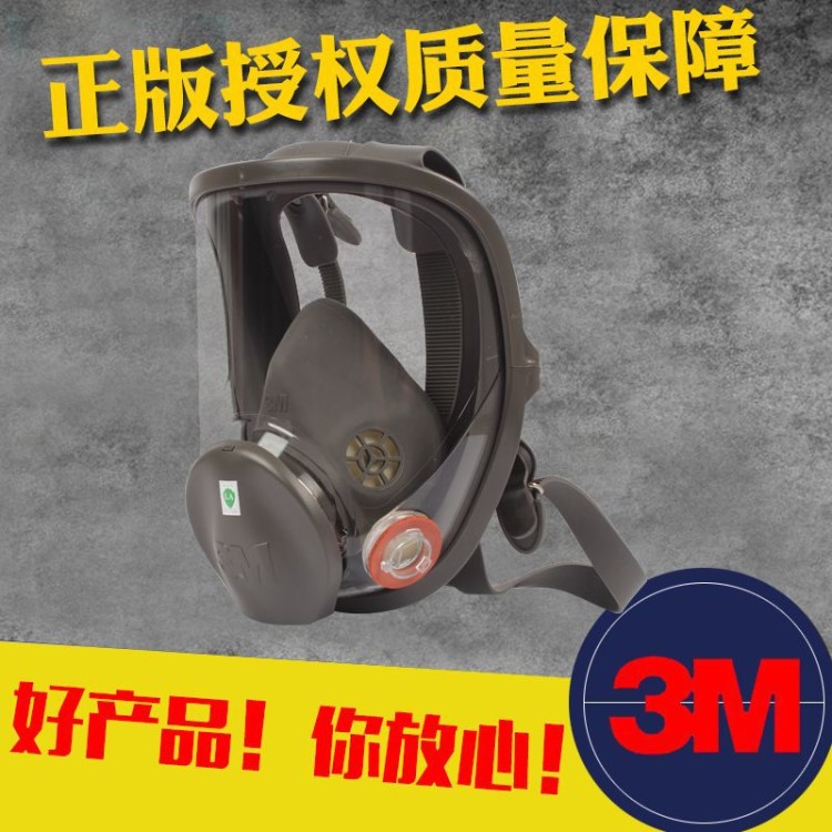 3M6800自吸過濾式防毒面具全面罩 油漆粉塵 防粉塵防毒全面具