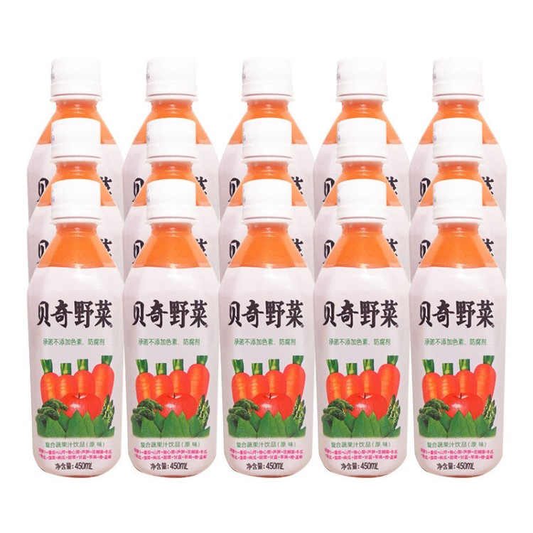 貝奇野菜汁PET450ML*15瓶一箱