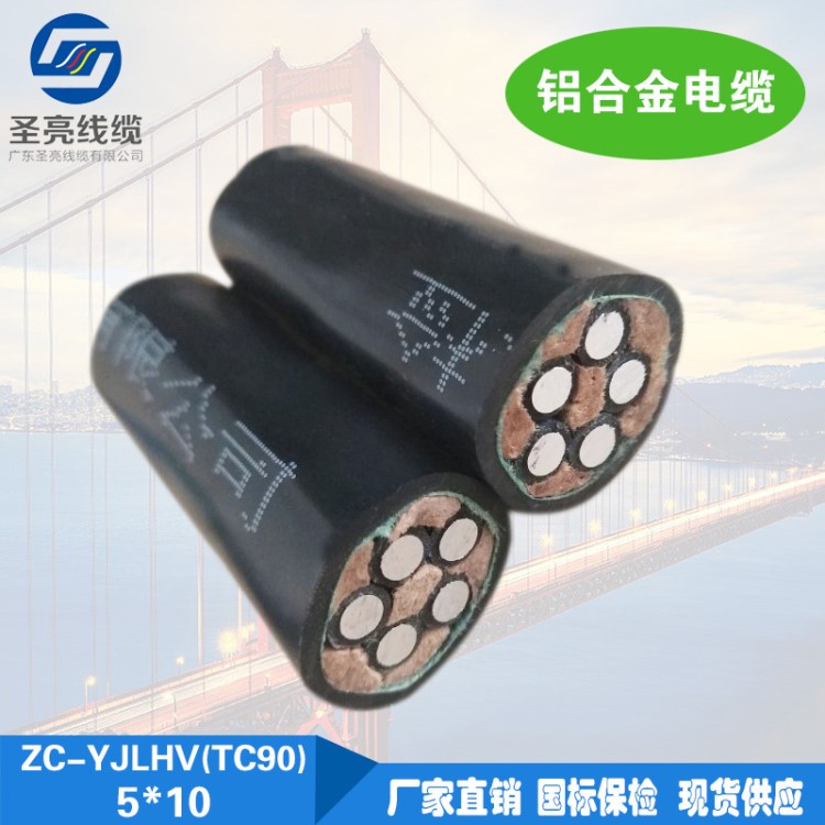 高鐵稀土鋁合金電纜真正國標(biāo)電纜YJLHV（TC90）5*10電力電纜