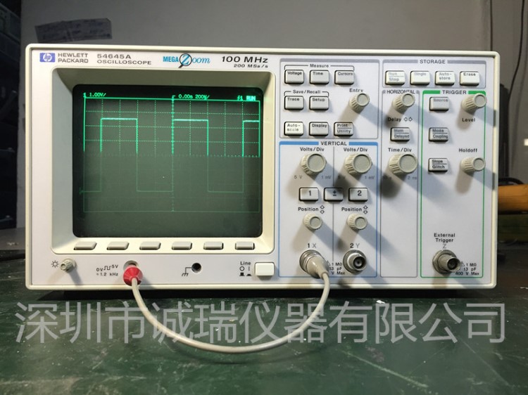 出售 HP/惠普 5464 數(shù)字示波器 100MHz帶寬 二手儀器