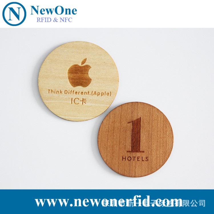 RFID標簽木質卡 信息配對 移動支付 NFC高頻卡 環保上檔次