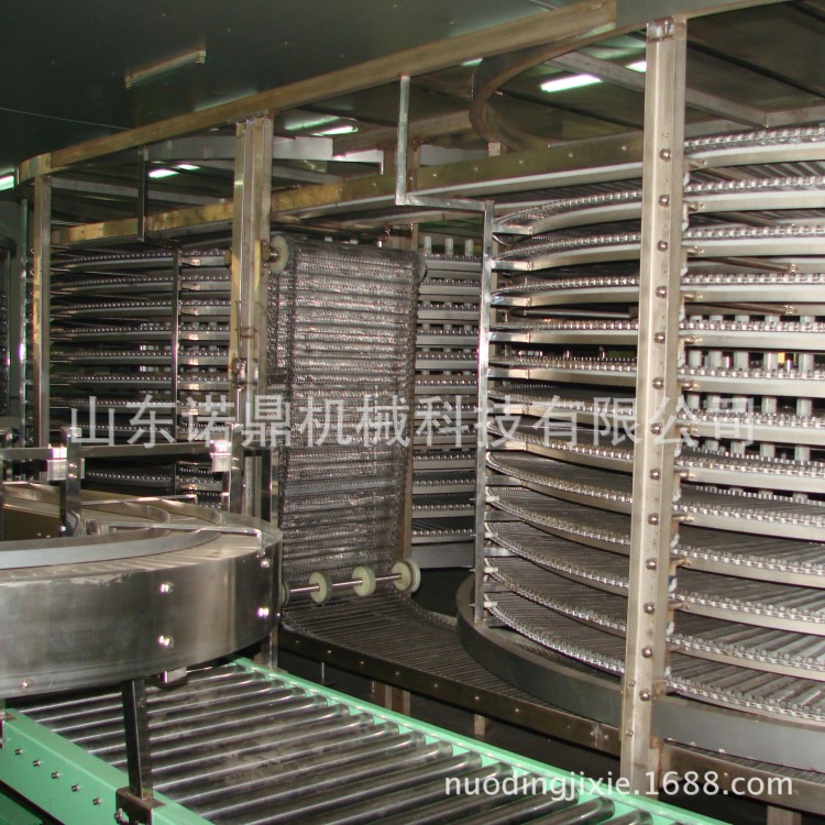 秋葵速凍機(jī) 廠家直銷 可定制速凍設(shè)備 雙螺旋速凍機(jī)