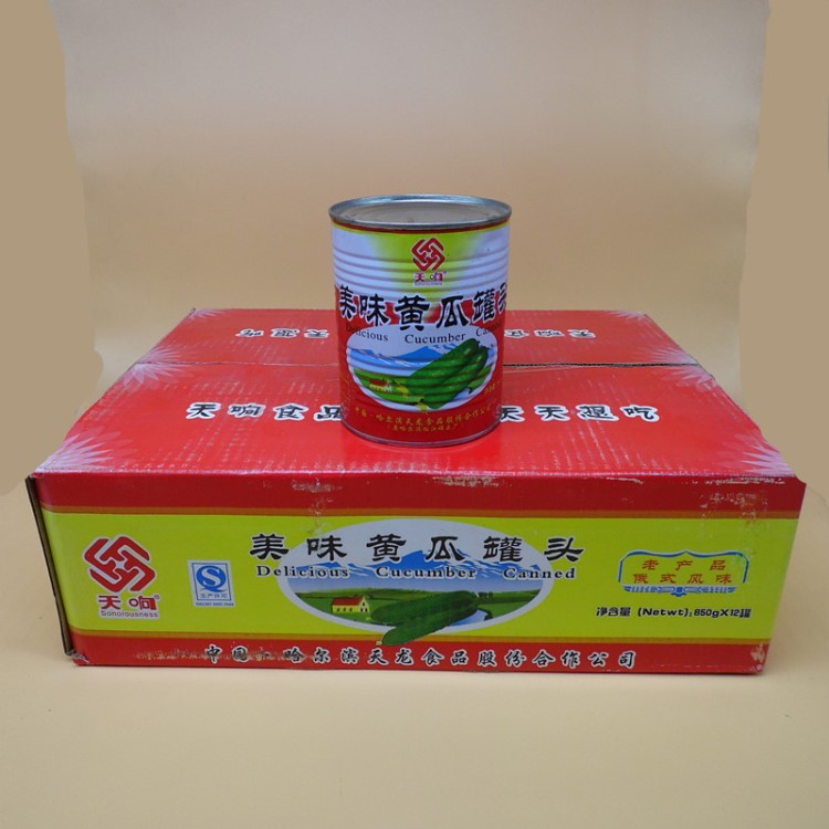 天响美味黄瓜罐头 酸黄瓜俄式风味850g