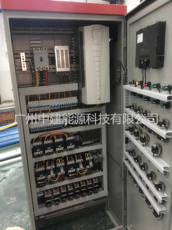 变频恒压供水控制柜变频柜4kw水泵控制电柜触摸屏变频控制柜