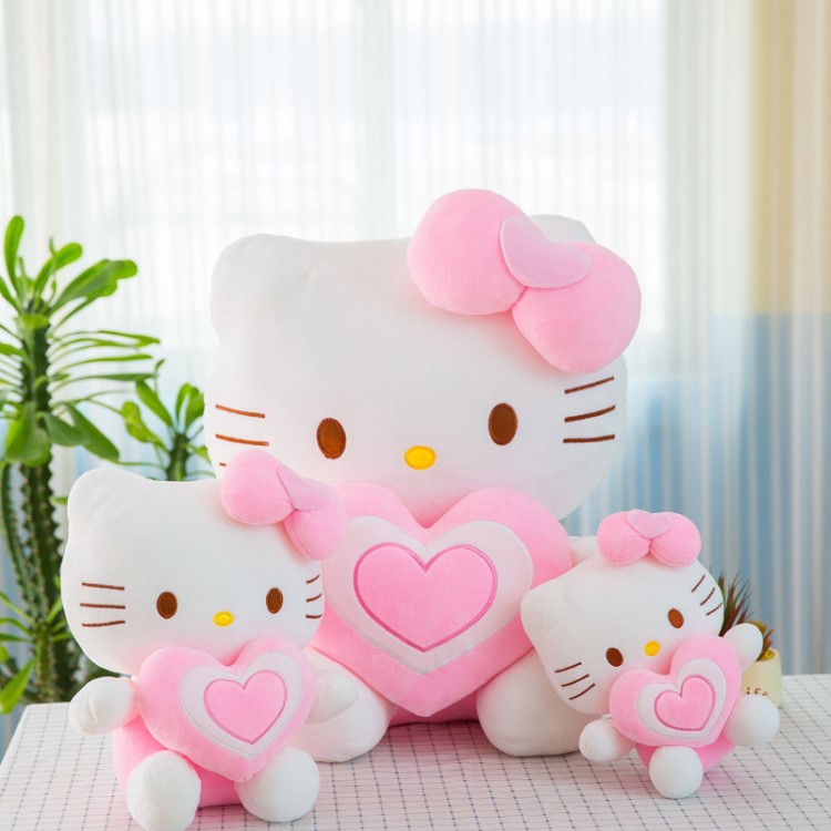 厂家直销毛绒玩具 hello kitty公仔凯蒂猫抱枕布娃娃大号批发礼物