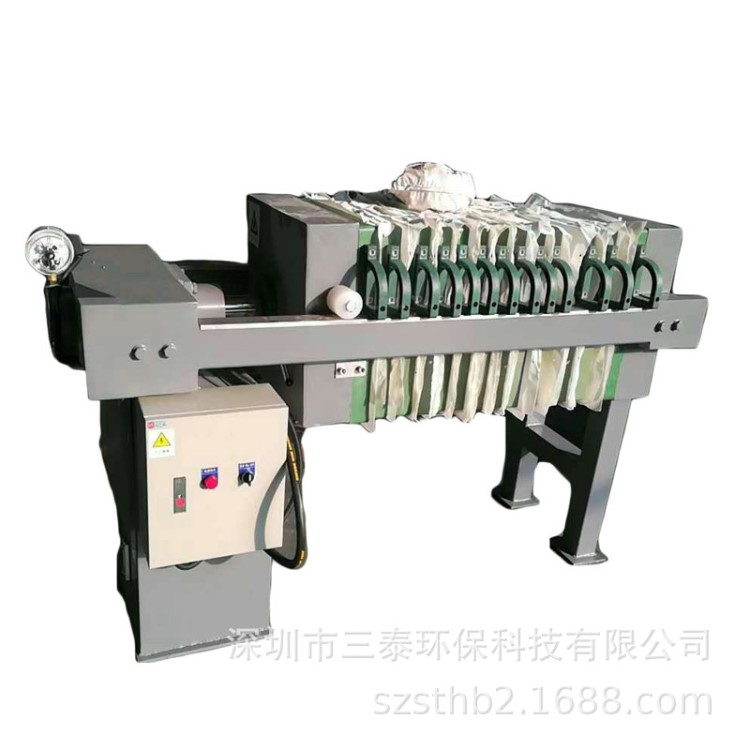 廠家直銷XAMJ5/500-UB手動壓濾機5平方手動千斤頂壓泥機固液分離