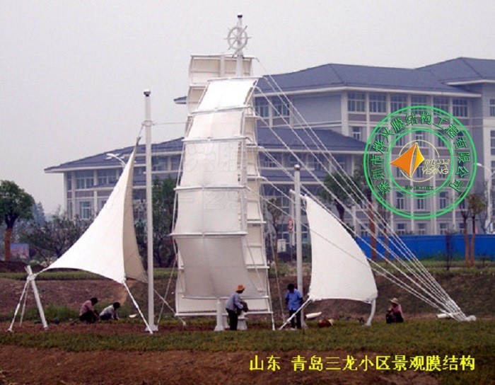 供應海南膜結構,海口戶外膜結構設計,三亞膜結構遮陽棚