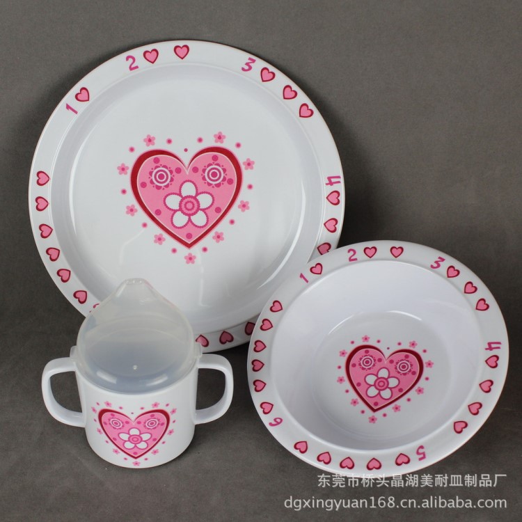 廠家直銷(xiāo)密胺兒童餐具 密胺 食品檢測(cè)標(biāo)準(zhǔn)密胺餐具