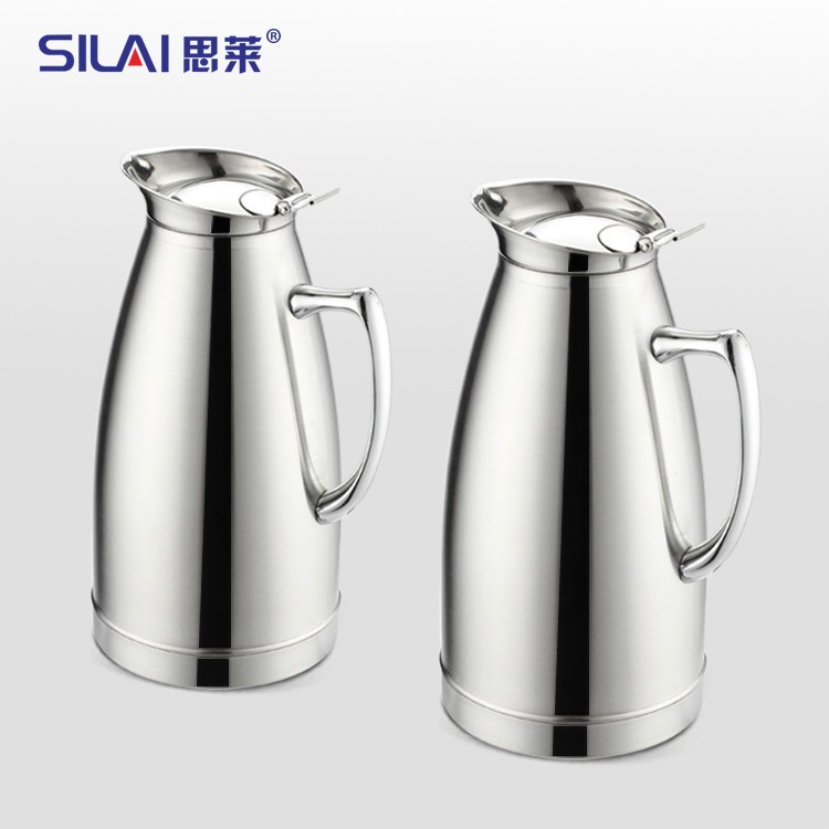 廠家直銷思萊牌不銹鋼保溫壺 酒店專用歐式服務壺冷水壺一件代發