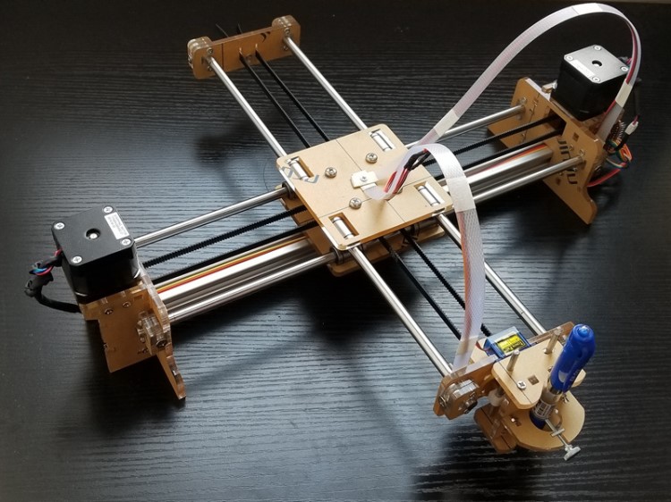 DIY axidraw 寫字機(jī)器人 繪畫機(jī)器人 激光雕刻機(jī) aedraw