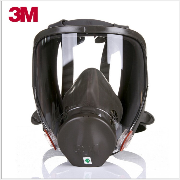3M6800防毒面罩 雙濾盒防毒全面罩 防護(hù)面罩