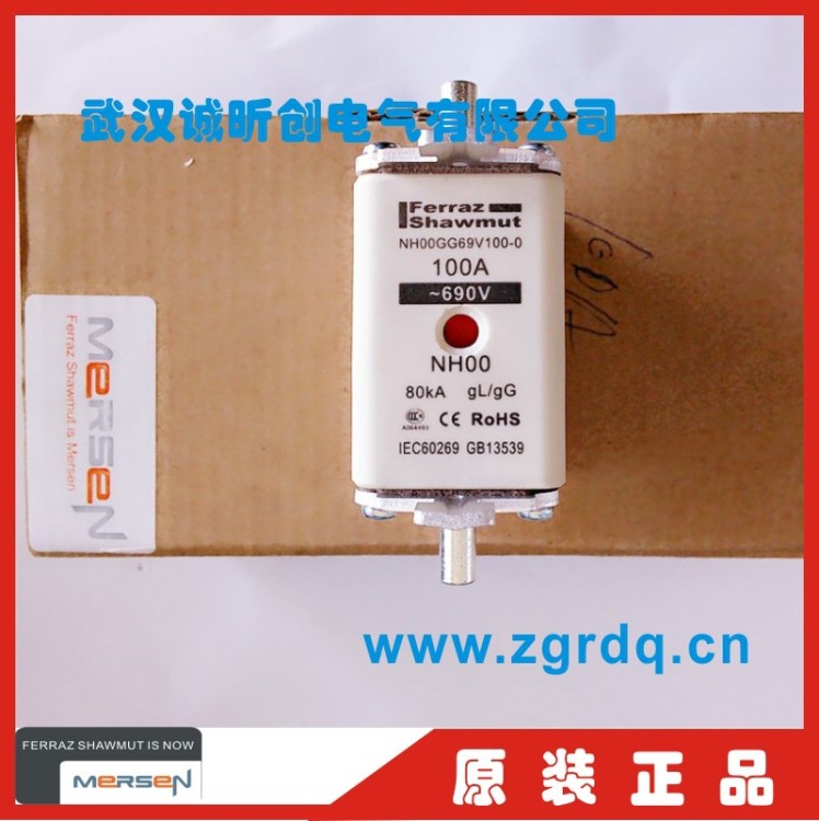 法國羅蘭ferraz shawmut熔斷器NH00GG69V100 690V 100A法雷保險管