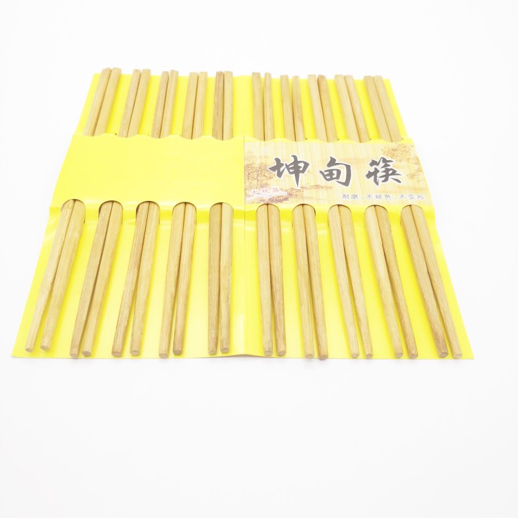 10雙坤甸筷子 竹木筷工藝筷直銷 家用筷 地攤年貨貨源