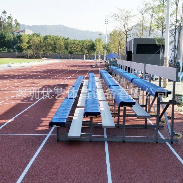 深優(yōu)藝廠家直銷 室內(nèi)室外移動鋁合金看臺 體育場臨時鋁合金看臺