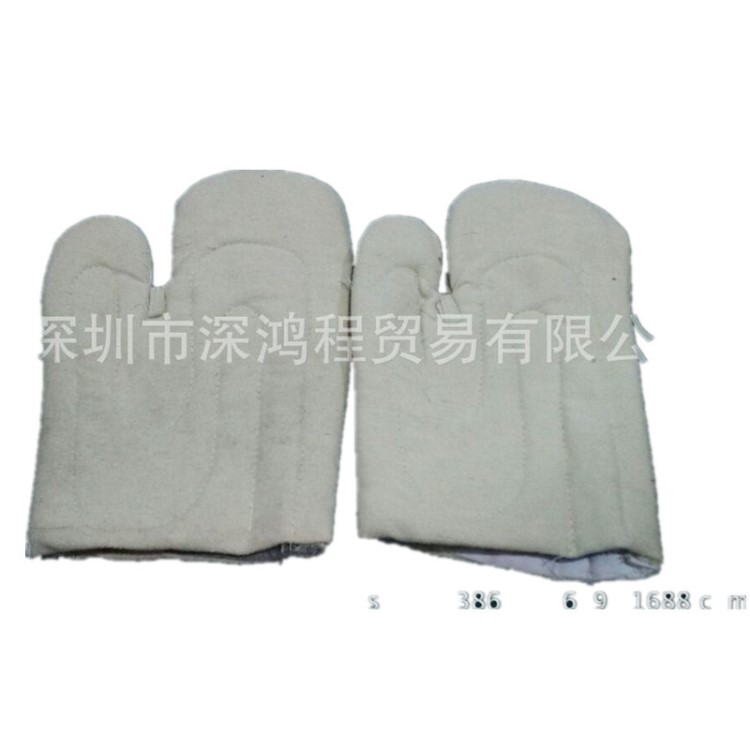 耐高溫手套/高溫作業用棉質高溫手套/耐高溫300度手套