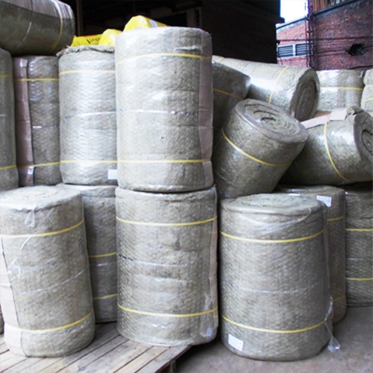 供應 憎水干掛鋁箔巖棉保溫氈現貨 玄武巖復合屋面防水巖棉卷氈