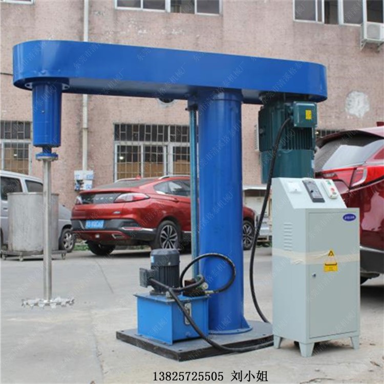 內(nèi)蒙古廠家直銷 瓷磚膠混合攪拌機 防水涂料用立式液壓分散機