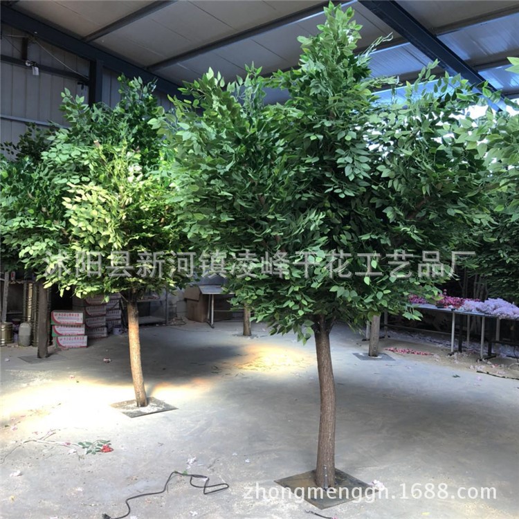 仿真樹仿真植物大型榕樹許愿樹大廳商場酒店擺放風水樹廠家定做