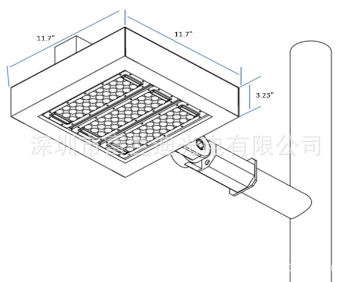 路燈鞋盒燈停車場燈 shoebox led light  150W EMC3030+明緯