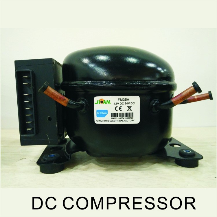 供ZM35DC直流壓縮機(jī)  DC12V/24V壓縮機(jī) 車載冰箱用壓縮機(jī)