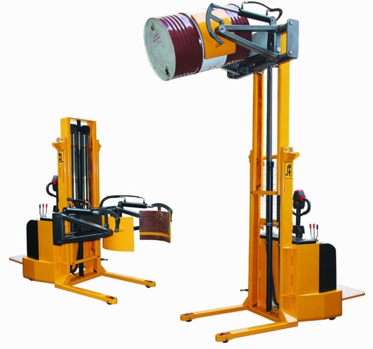 高端款 全電動油桶升高翻轉車倒料車 YL520 油桶堆高車 全自動